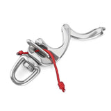Boat Fast Eye Snap Hook 316 Stainless Steel 360 Degree Rotation High Hardness for Yacht / Truck / Car / Apartment / RV