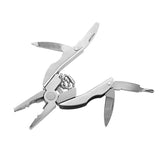 Portable Multifunction Folding Plier Stainless Steel Foldaway Knife Keychain Screwdriver Camping Survival Outdoor Tools