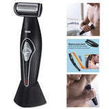 Body&back shaving machine male electric shaver hair bodygroom facial foil electric razor beard trimmer head trimer shave for men