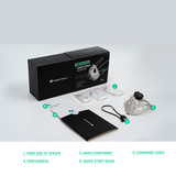 Sleep Breathing Monitor with App for iPhone & Android, Track Real-Time Sleep Apnea & Snore Data with Professional Report