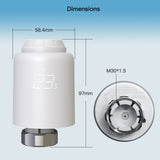 Tuya WiFi Thermostatic Radiator Valves Wireless Mobilephone App Control Home Heating Thermostat Temperature Controller Radiator