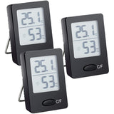 3Pcs Hygrometer Room Thermometer Mini Style Humidity Meter Hygrometer Digital Temperature Monitor and Humidity Meter