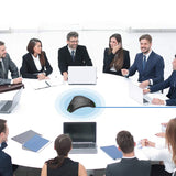 Conference Speaker And Microphone, 360° Omnidirectional Microphone With USB Hub And Intelligent DSP Noise Reduction