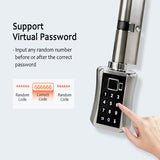 Bluetooth Fingerprint Cylinder Lock Tuya APP Biometric Electronic Smart Door Lock Digital Keypad Code Keyless Lock Home/Apartme