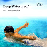 Wireless Bluetooth Headset Y10 IP68 Waterproof Sport MP3 Headphone 32GB Stereo Music Earphone Bone Conduction Swimming Earphones