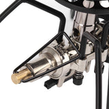 Foldable Gas Stove Firm Support Gas Stove Strong Firepower Easy Adjustment Portable Aluminum Alloy for Picnic