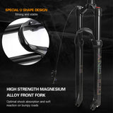 Ultralight 29'' MTB Air Front Fork RC Magnesium Alloy Rebound Bike Suspension Fork Air Damping Front Fork Cycling Bike Fork