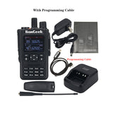 HamGeek HG-590 Amateur GPS Walkie Talkie 6-Band 256CH Two Way Radio Transceiver Optional Programming Cable Or Handheld Mic