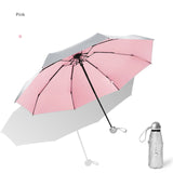 8 Ribs Pocket Mini Umbrella Anti UV Paraguas Sun Umbrella Rain Windproof Light Folding Portable Umbrellas for Women Men Children