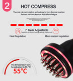 NEW Micro-current Meridians Scrape the body infrared detoxification massage comb hot dredging brush to promote blood relaxat