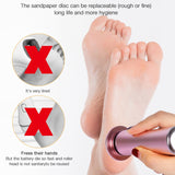 Professional Electric Foot Callus Remover (Speed Adjustable)  Pedicure Foot Scrubber Sander For Dead Cracked Hard Dry Skin