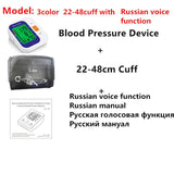 Russian Voice Digital Blood Pressure Monitor Pulse Heart Beat Rate Meter Device Medical Equipment Tonometer BP Sphygmomanometer