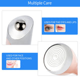 2 IN 1 Microcurrent Face Lift Massager Eye Massage Ball Skin Rejuvenation 3D Massage Roller Importing Care Device Anti Wrinkle