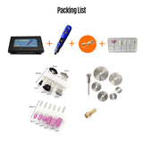 Cordless Rotary Tool Kit Mini Electric Grinder 3 Levels Adjustable Speed Built-in Rechargeable Battery with 24pcs Accessories