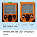 Car Testing Tools 2-in-1 Diesel Engine Oil and Gasoline Engine Oil Tester for Auto Check Oil Quality Analyzer with LED Display
