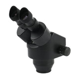 3.5X-90X Continuous Zoom Binocular Stereo Microscope Head WF10X/20MM Eyepiece Rubber Eye-guards For Phone PCB Soldering Repair