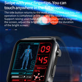 Smart Watch 1.7inch Blood Glucose Laser Treatment Body Temperature Accurate SPO2 BP 24H Heart Rate Health Monitoring Smartwatch