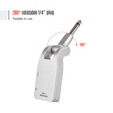 2.4G Wireless Guitar System Transmitter &amp; Receiver Built-in Rechargeable Lithium Battery 30M Transmission Range