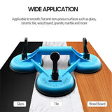 Glass Suction Cup Heavy Duty Vacuum Panel Lifter Glass Sucker with Thick Large Rubber Pad for Lifting Moving Glass Ceramic Tiles