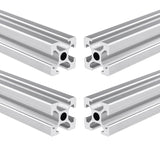 4PCS 400Mm T-Type 2020 Aluminum Extrusion Profile European Standard Anodized Linear Guide For 3D Printer Parts