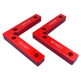 2pcs Tools Carpenter Aluminium Alloy Squares Lightweight Corner Positioning 90 Degree Woodworking