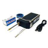 Rechargeable Electric Soldering Iron Wireless Mobile Portable Internal Heating 200W Soldering Station PIO+T-PRO/XPRO Random