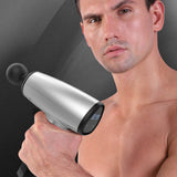LCD Display Fascia Gun Relaxing Muscle Deep Vibration Fascia Bar Muscle Fitness Massager Back Neck Massager Masajeador De Pies