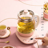 220V 1.6L Household Electric Health Preserving Pot Dessert Tea Porridge Stewing Cooking Machine Glass Kettle Multi Cooker