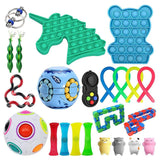 Fidget Toy Set Of Decompression Sensory Toys Marble Relief Gift For Adults Children Sensory Antistress Relief Figet Toys Box
