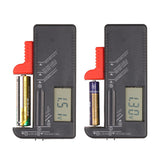 Battery Organizer Storage Case with Removable LCD Tester Various Slot Size for AAA, AA, 9V, C and D Battery