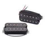 Electric Guitar Pickup Carbon Fiber Humbucker Double Coil Electric Guitar Pickups 50/52Mm Neck Bridge Pickups