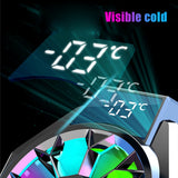 Mini Mobile Phone Cooler Radiator Professional Semiconductor Cooling Fan Heat Sink Game Cooler For Iphone Xiaomi Huawei Samsung