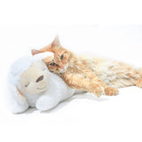 Dog Heartbeat Toy Soft Plush Toys Pet Calming Puppy Behavioral Training Aid Toy for Anxiety Relief Pet Cats Companion Pillow