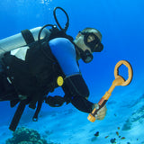 Underwater Pulse Dive Metal Detector 2 In 1 Underwater Detector Pinpointer Detector IP68 Waterproof Audio Vibrations LED Alerts