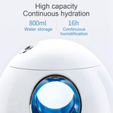 HAEGER-Humidifiers for Bedroom 800Ml Humidifier Desktop USB Humidifier Cool Mist for Home Office Room Travel Children Kids Gift