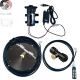 Quite 24V Water Spray Electric Diaphragm Slient Pump Kit Portable Automatic 6M-15M Misting Cooling System For Cooling Irrigation