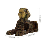 1Pc Aquarium Decoration Aquarium Sphinx Statue Fish Tank Landscaping Decor