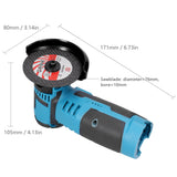 19500rpm Electric Angle Grinder Brushless Motor Rechargeable Grinding Machine Cutter for Cutting Polishing Ceramic Tile Wood