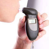 Professional Digital Breath Alcohol Tester Breathalyzer AT6000 Alcohol Breath Tester Alcohol Detector Dropshipping Blowing Drunk