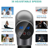 Massage Gun LCD Display Body Muscle Deep Fascia Massager Muscle Pain Exercising Relaxation Slimming Shaping