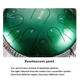 13 Inch 15 Tone Steel Tongue Drum Hand Drum  D Tone Ethereal Drum Yoga Meditation Percussion Instrument Bring Specialty Drum Bag