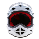 Motorcycle Bike Cycling Full-Face Motorcycle Helmet (White) - Choose Size