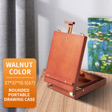 Wood Easel for Painting Sketch Easel Drawing Desk Table Box Oil Paint Laptop Accessories Painting Art Supplies For Artist Child