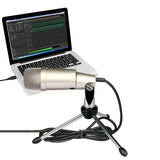 USB Condenser Microphone,Plug-And-Play Microphone,for Online Chat on Computer,Broadcast Microphone for YouTube,Etc