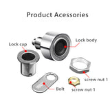 Mini Electronic Glass Cabinet Smart Fingerprint Lock Use For Office Lockers Drawer