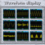 KKMOON DS0120M Professional Digital Oscilloscope 120MHz Bandwidth 500MSa/s Sampling Rate Digital Oscilloscope with Backlight