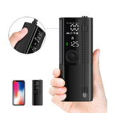 Car Air Compressor Electric Portable Wireless Inflatable Tire Inflator Rechargeable For Bicycle Motorcycle Tires Balls Air Pump