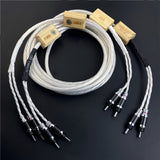Nordost Odin 2 Silver Speaker Cable Carbon Fiber Banana Plug HiFi Audio Line