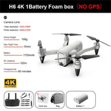 H6 Drone 4K HD Dual Camera 2.4G 5G WiFi FPV Fixed Height Remote control  Foldable Mini Quadcopter RC Camera Drones USB cable