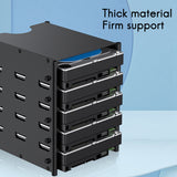 3.5-Inch Hard Drive Storage Bracket 5-Layer Hard Drive Storage Heat Dissipation Bracket for Mining Machine Hard Drives